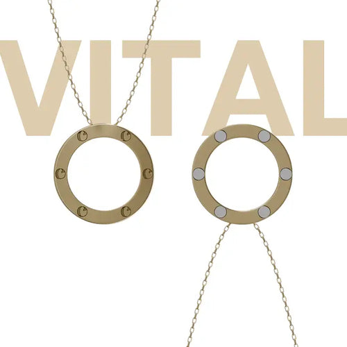 Vital™ ogrlica za magnetnu terapiju u zlatnoj boji