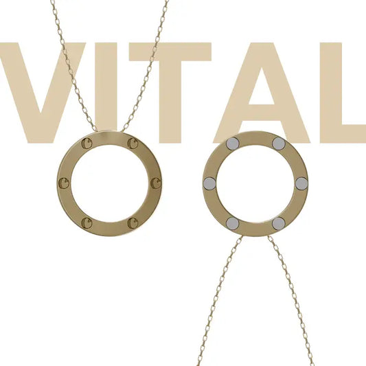 Vital™ ogrlica za magnetnu terapiju u zlatnoj boji